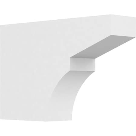 Ekena Millwork Standard Monterey Architectural Grade PVC Rafter Tail, 3"W X 8"H X 12"L RFTP03X08X12MON